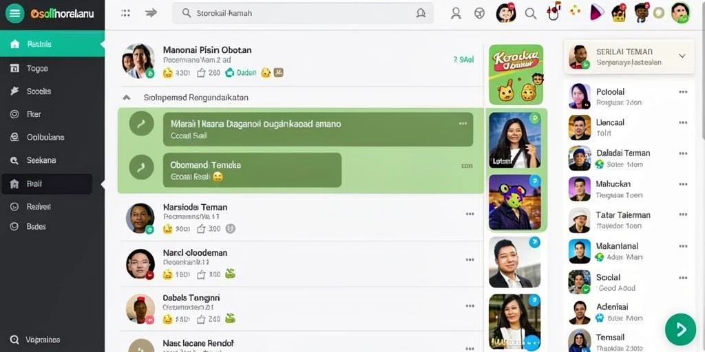 Screenshot menampilkan karakter utama dalam aksi epik.