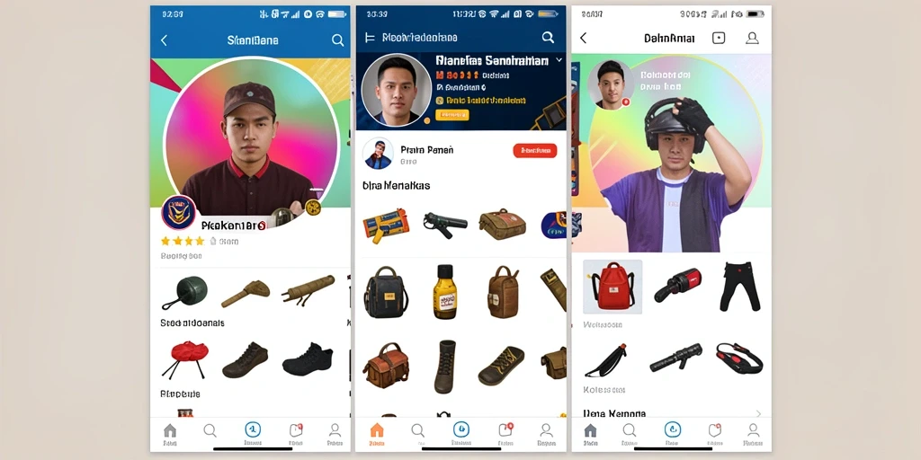 Tampilan karakter utama yang menarik dan penuh warna.