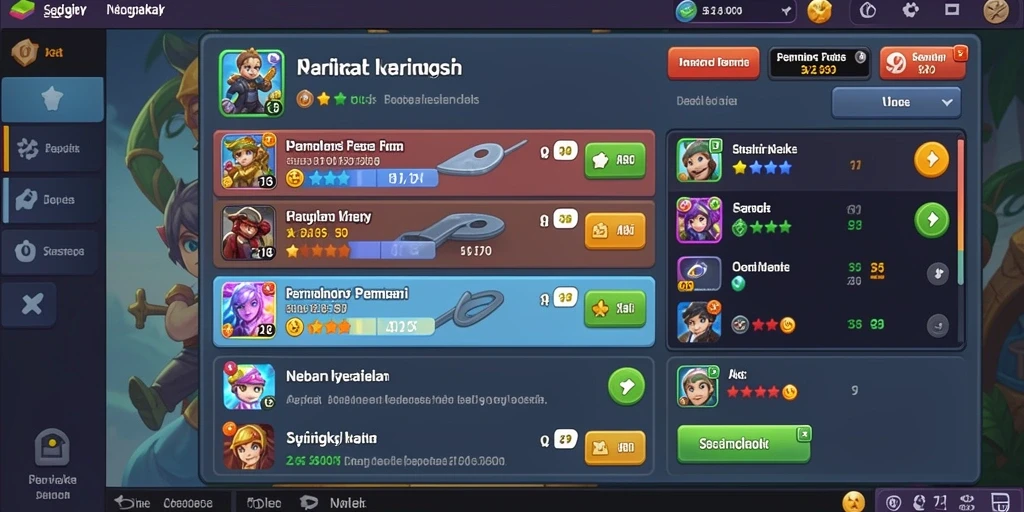 Tampilan menarik dari karakter utama di LETSTHOR.