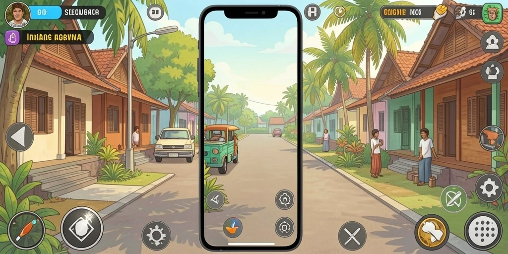 Screenshot menampilkan antarmuka utama yang intuitif.