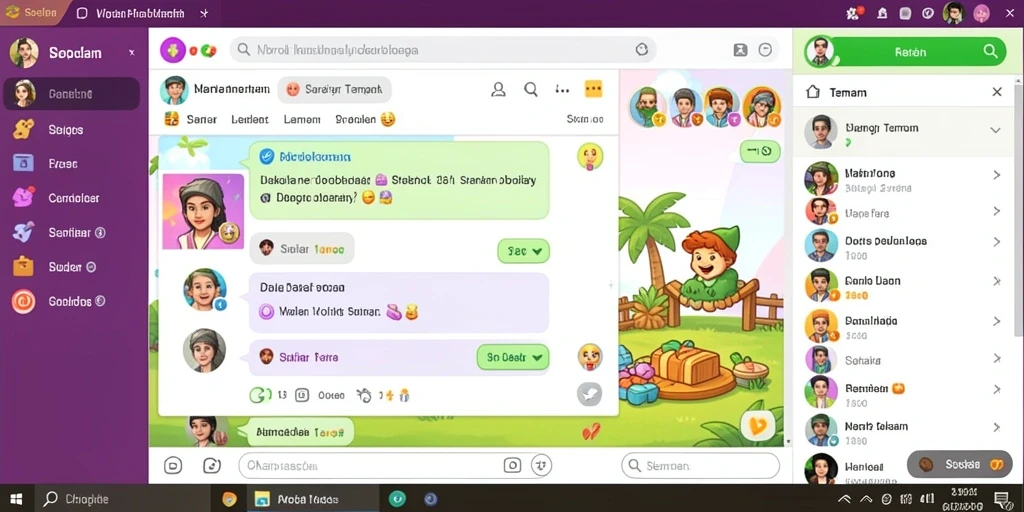 Tampilan menu utama yang menarik dan mudah dinavigasi.