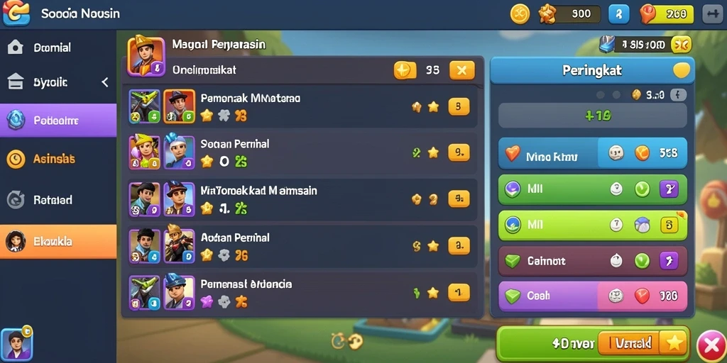 Tampilan antarmuka yang intuitif dan bersih.