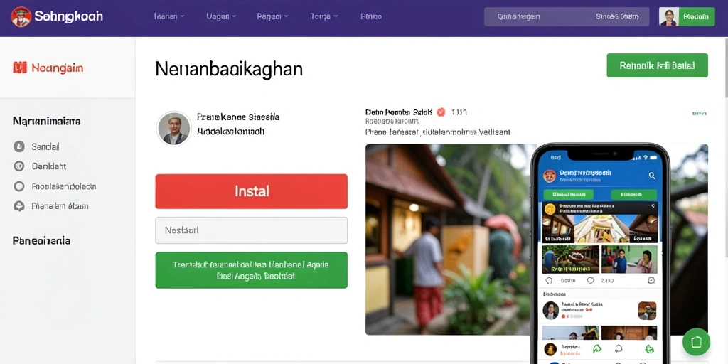 Tampilan antarmuka pengguna yang ramah.