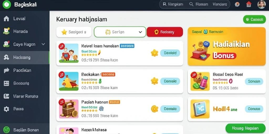 Tampilan antarmuka pengguna yang menarik dan mudah dinavigasi.