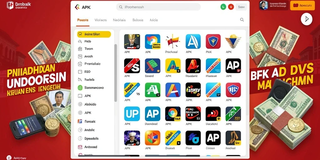 Tampilan awal aplikasi yang memikat.